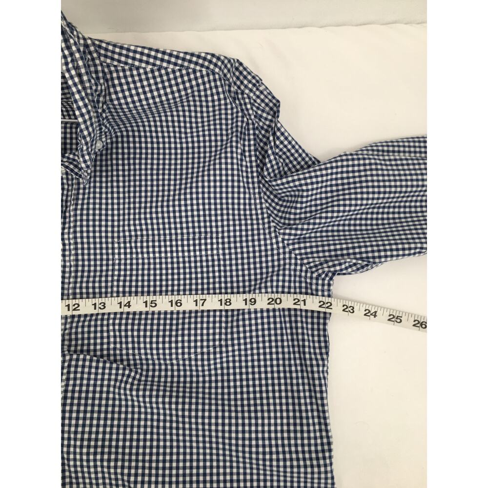 J. Crew Check Pattern Button Front Long Sleeve Sh… - image 8